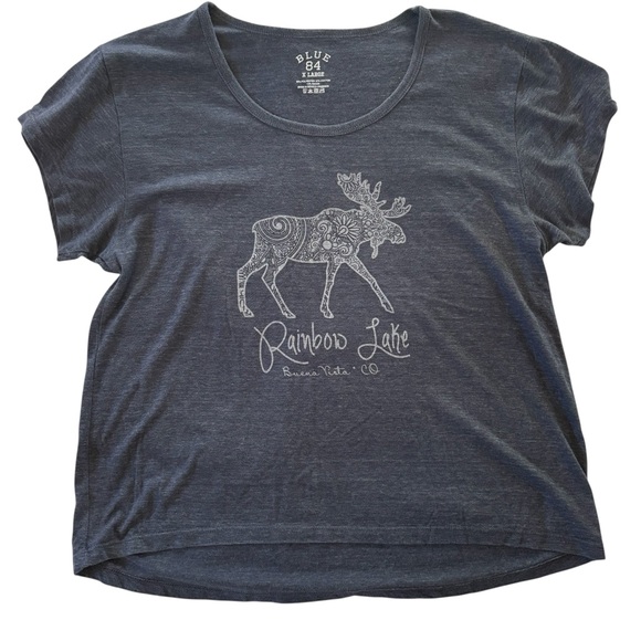 Blue 84 Charcoal Graphic Tee - Picture 1 of 3